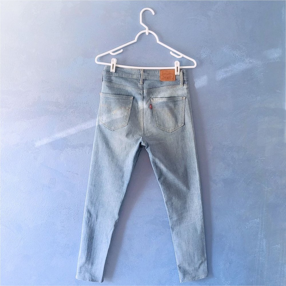 Levi's 721 skinny High-Rise Skinny ankle Jeans in patchwork - NWOT - Picture 6 of 8